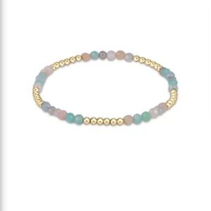 Elegant Gold and Multicolor Beaded Bracelet